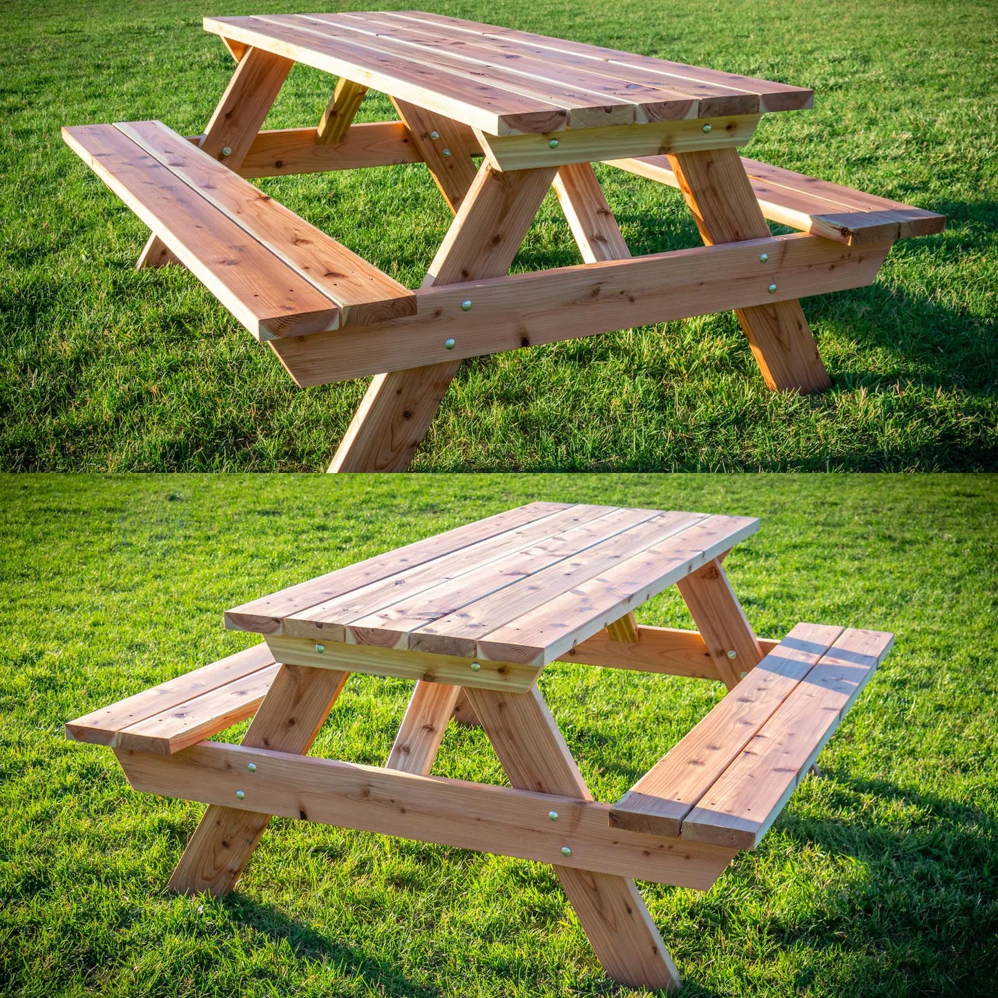 Picnic Table Plans - Step by Step Instructions - DIY Woodworking Plans (PDF)
