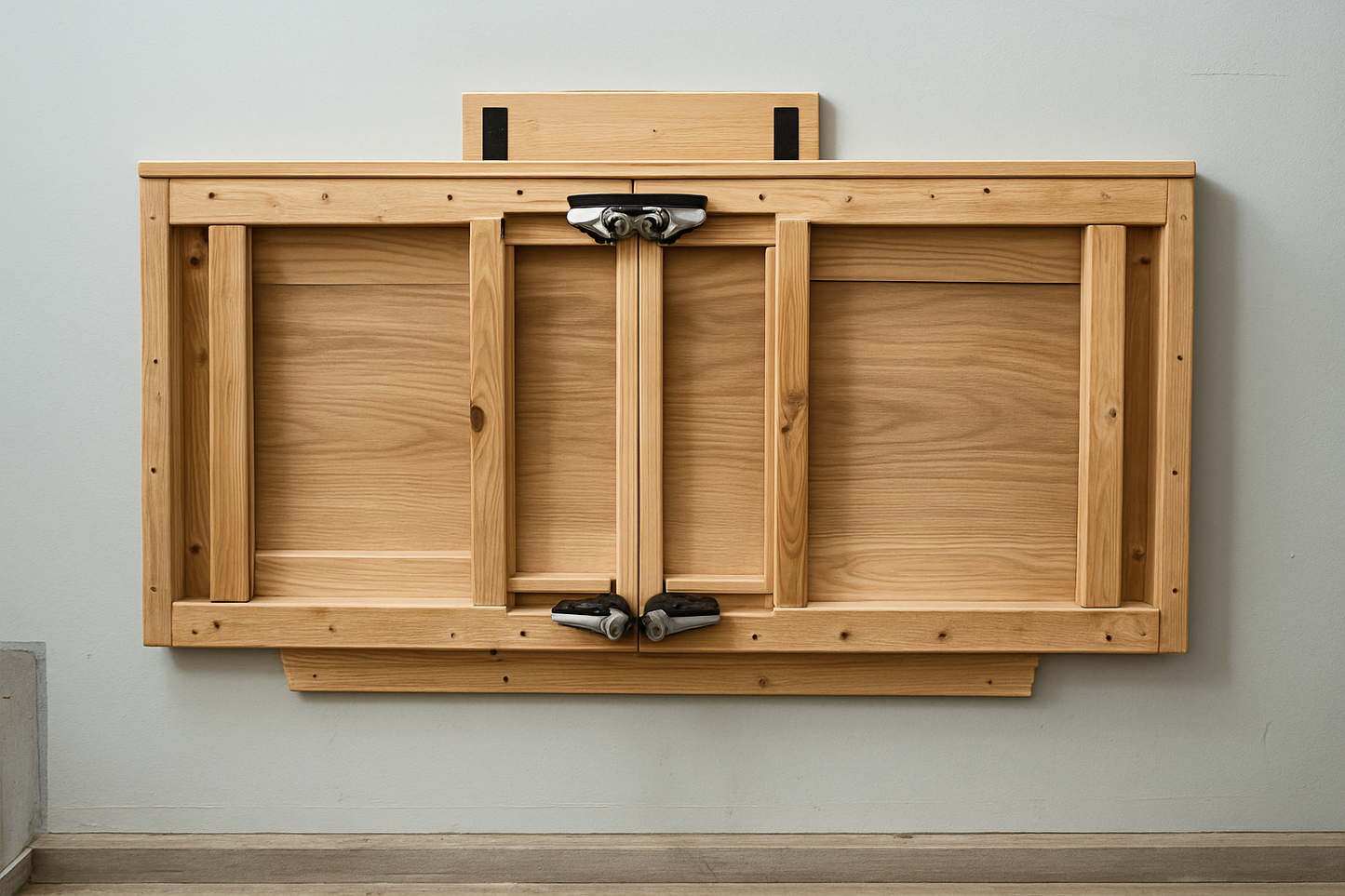 Wall-Mounted Folding Workbench Plans - Written and Video