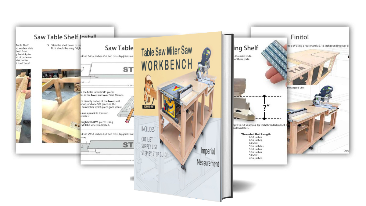 Table Saw Miter Saw WORKBENCH Plan Imperial