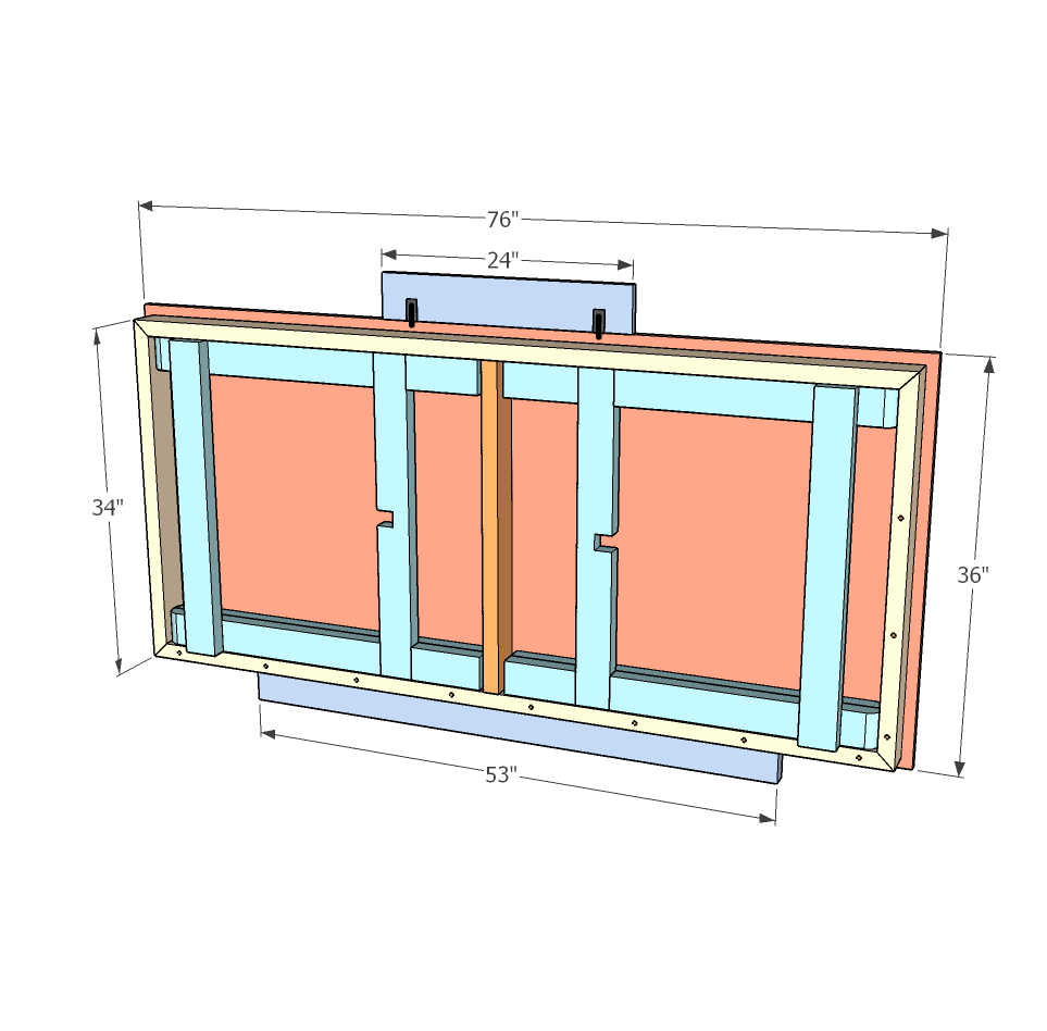 Wall-Mounted Folding Workbench Plans - Imperial AND Metric