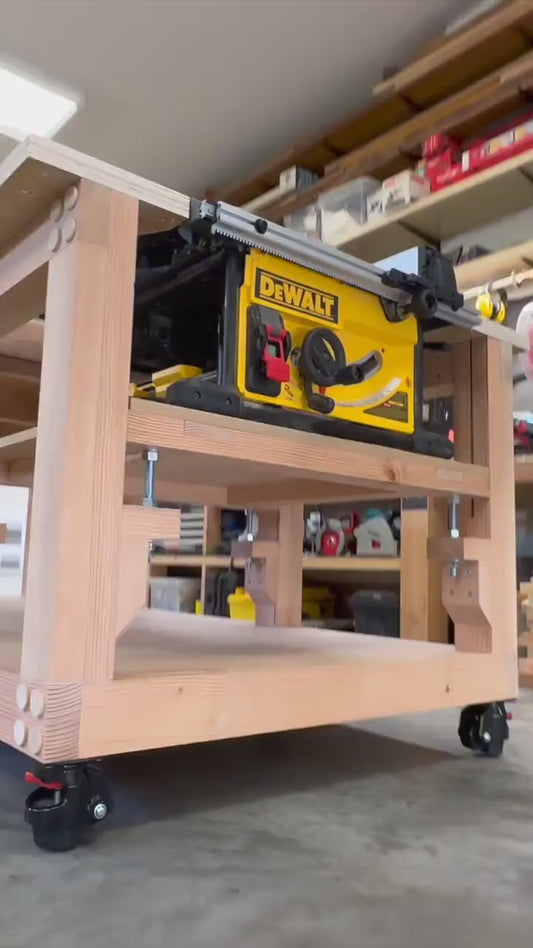 Table Saw Miter Saw WORKBENCH Plan Imperial